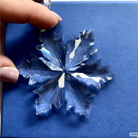 Crystal Snowflake Sun Catcher Christmas Tree Decor Czech Bohemia Crystal Gift - Picture 2 of 7